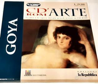 Cd Rom Arte Goya Giunti Multimedia per Mac PC