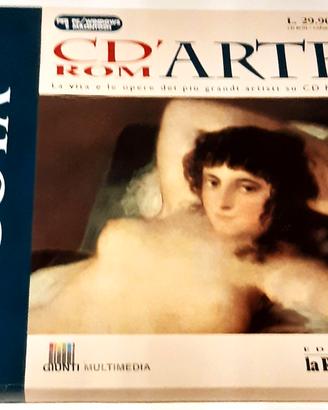 Cd Rom Arte Goya Giunti Multimedia per Mac PC