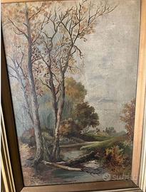 Quadro dipinto inglese inizi 900