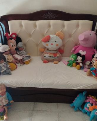 Culla in legno massello modello Andrea color noce