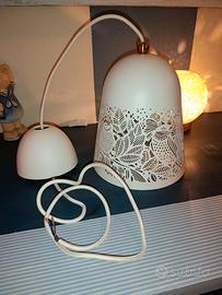 Lampadario bianco metallo Ikea