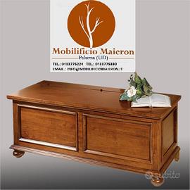 Mobili Rustici Classici Cassapanca Legno 10106