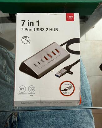 Porta usb 7in 1
