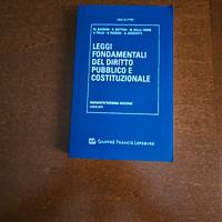 Libro Leggi Fondamentali del Diritto Pubblico e Co