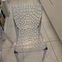 Sedia policarbonato trasparente