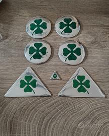Fregi QUADRIFOGLIO VERDE o SPORTIVA + luci H7 led