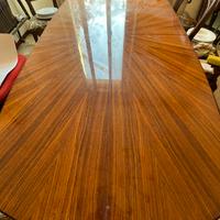 Tavolo da sala  con 6 sedie imbottite