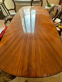 Tavolo da sala  con 6 sedie imbottite