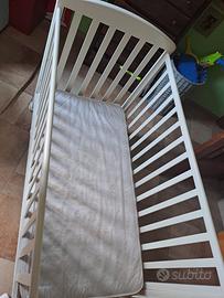 Lettino bambini completo di materasso e rete