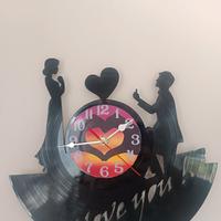 orologio vinile personalizzato 