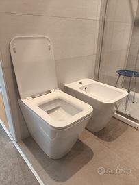 Sanitari a terra NUOVI, marchio AZZURRA, bianchi