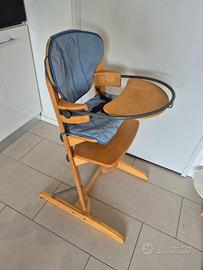 Seggiolone legno massiccio bèbè confort wood line