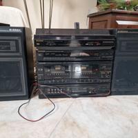 Stereo Pioneer Vintage + Casse e Telecomando