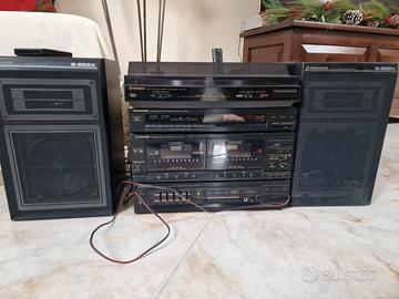 Stereo Pioneer Vintage + Casse e Telecomando