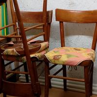 Sedie tipo trattoria in legno