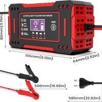 Caricabatteria da Auto e Moto 6A 12V, Intelligente
