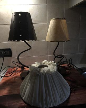LAMPADE DA TAVOLO IN FERRO BATTUTO