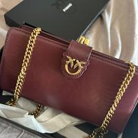 borsa portafoglio pinko borgogna bordeaux