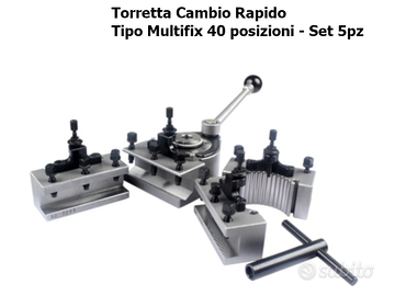 Torretta cambio rapido tornio 40 posiz. Multifix