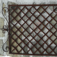 Inferiata quadrata 80x80 antica periodo Napoleonic