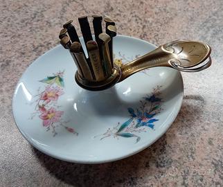 antico portacandela tedesco anni '30-'40