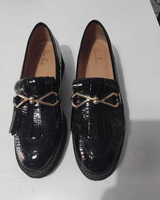 Mocassini lucidi Donna con fibbia color oro - n.40