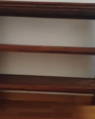 Libreria coloniale in teak