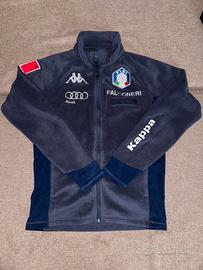 Felpa Pile Kappa FISI blu navy Italia taglia L