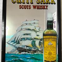 Quadro a specchio vintage Cutty Sark scots whisky