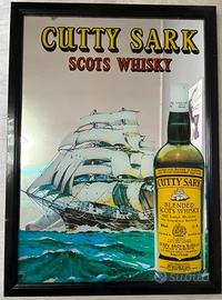 Quadro a specchio vintage Cutty Sark scots whisky