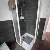 Box Doccia a Scomparsa-Disabili-2 lati pieghevoli