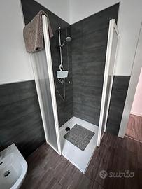 Box Doccia a Scomparsa-Disabili-2 lati pieghevoli