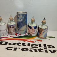 LOTTO GIN JROSE PIU' SCATOLA 4 BOTTIGLIE VUOTE 