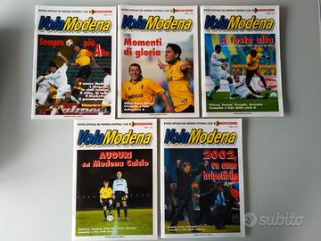 Calcio- Rivista VOLA MODENA 2002- I primi 5 numeri
