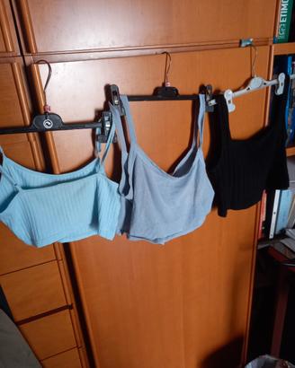 tris top in cotone