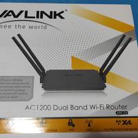 Router WiFi5 1200Mbps,5GHz+2.4GHz Dual Band