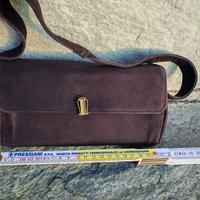 Pochette Vintage marrone scamosciata