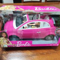 Barbie bambola e  fiat 500