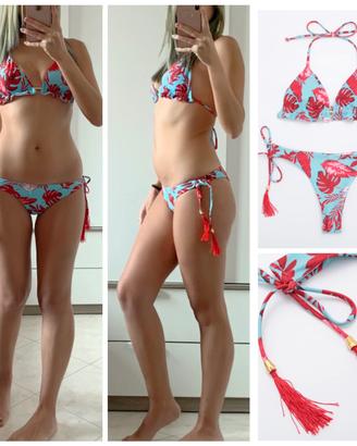 Costume da bagno donna bikini fiori