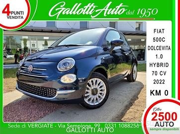 FIAT 500C Hybrid Dolcevita-NEOPATENTATI-NO OB...