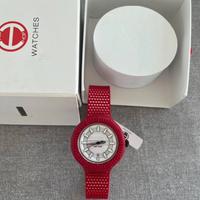 Orologio hip hop rosso