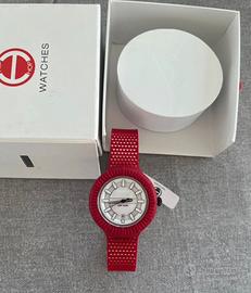 Orologio hip hop rosso