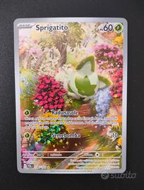 Sprigatito Pal 196/193 Pokémon Evoluzioni a Paldea
