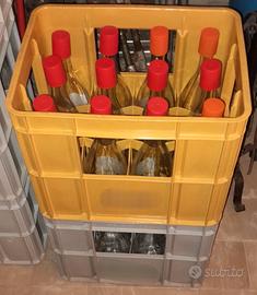 Bottiglie per vino in casse