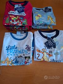 Stock complo  Disney pantaloncino + maglietta
