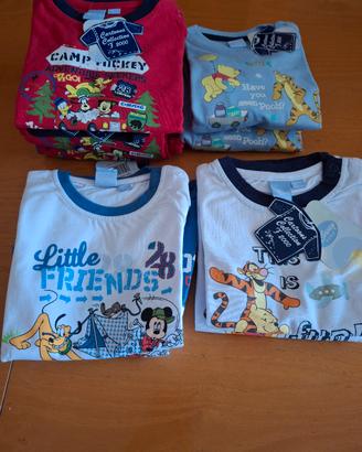 Stock  Disney pantaloncino + maglietta