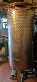 Serbatoio Inox vino 600 L galleggiante ad aria