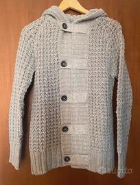Maglione Clayton grigio a maniche lunghe S