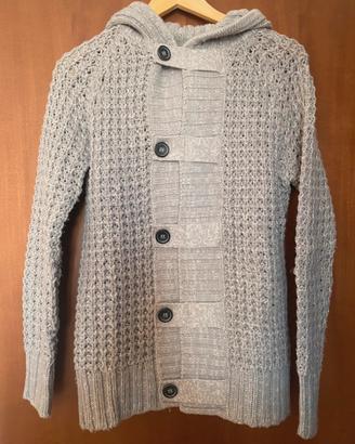 Maglione Clayton grigio a maniche lunghe S
