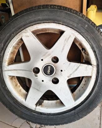 SMART FORTWO CERCHIO IN LEGA CON PNEUMATICO